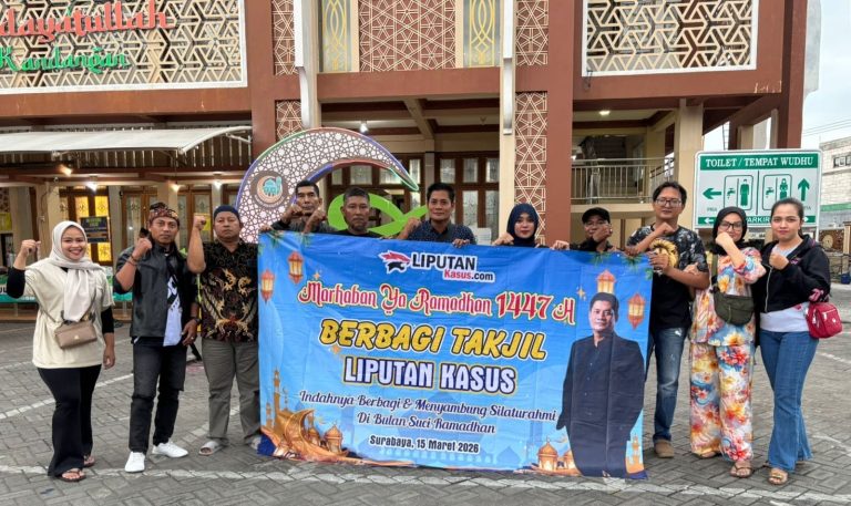 Media Liputan Kasus Gelar Aksi Berbagi, 500 Paket Takjil Dibagikan ke Pengguna Jalan