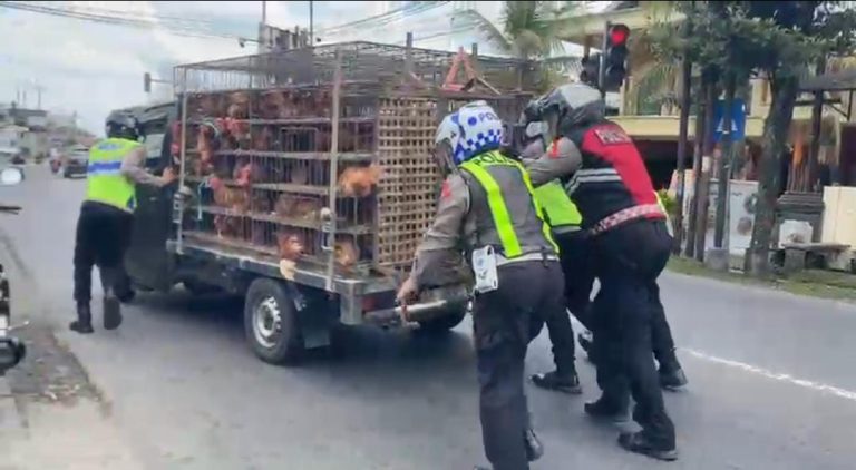 Respon Cepat Tim Urai Polres Blitar Bantu Kendaraan Mogok, Arus Lalu Lintas Tetap Lancar