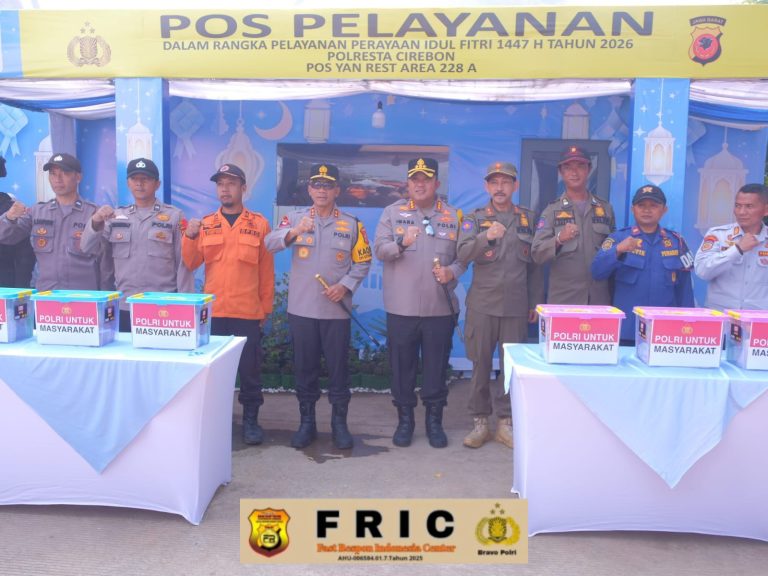 Kapolda Jabar Cek Pos Pengamanan dan Pelayanan Rest Area Km 228 A Tol Cipali