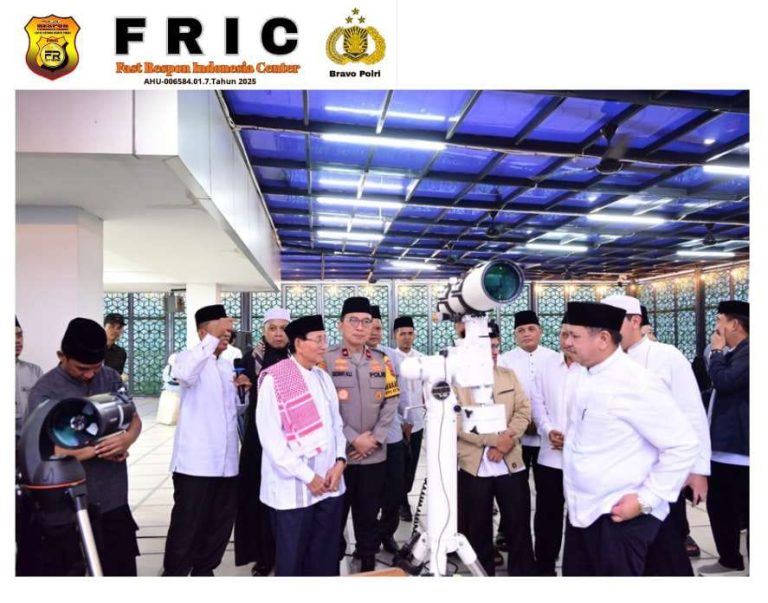 Wakapolda Jambi Hadiri Rukyatul Hilal Awal Syawal 1447 H, Hilal Tidak Terlihat