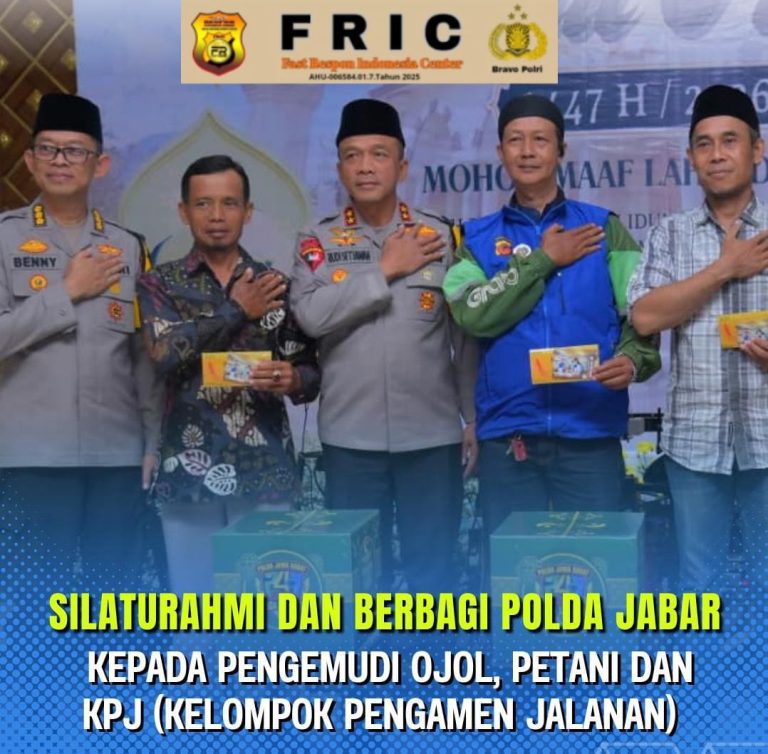 Kapolda Jabar Berbagi Kepedulian Kepada Ojol, Petani dan Kelompok Pengamen Jalanan, Pada Silaturahmi Idul Fitri 2026