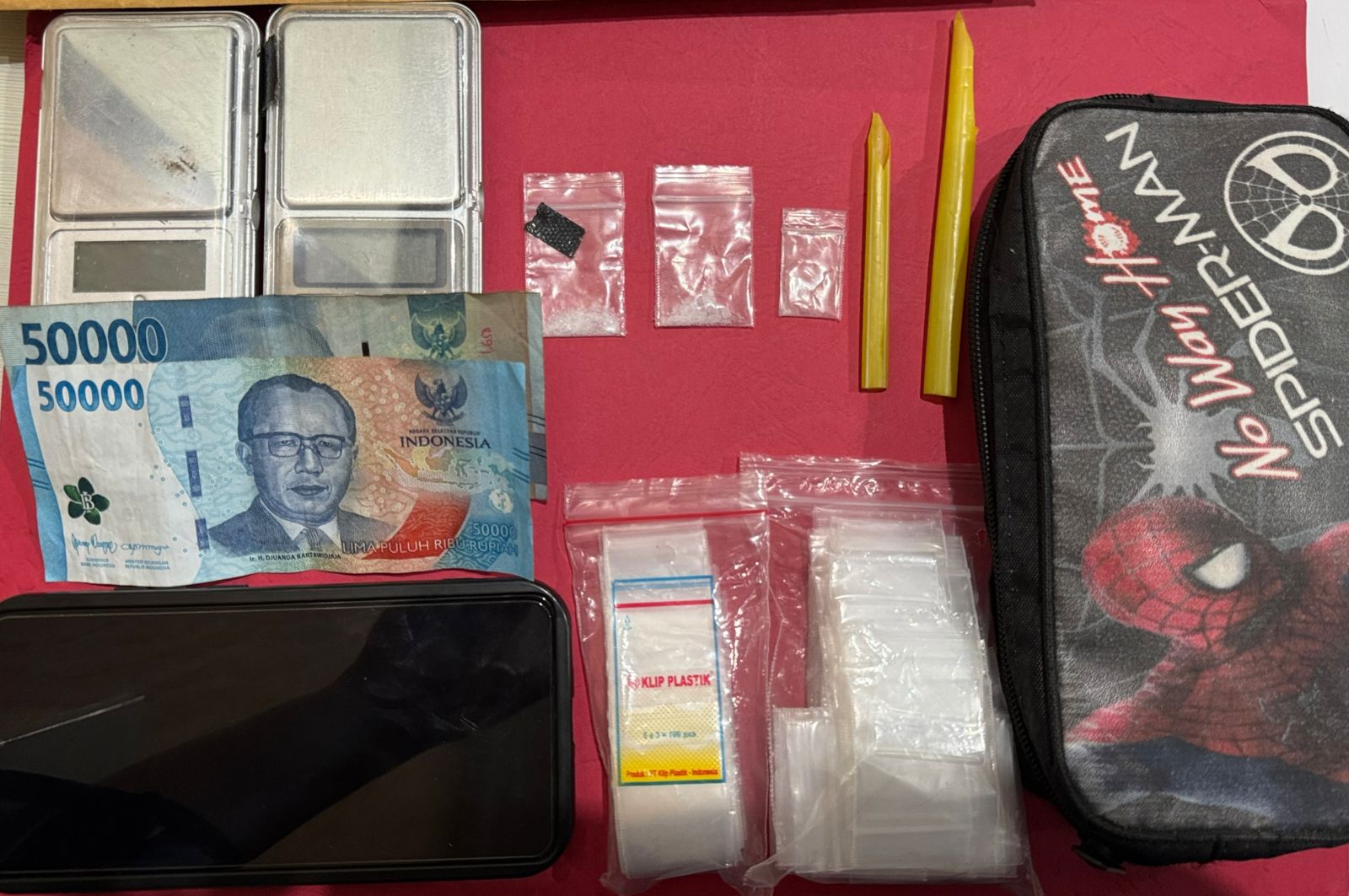 Residivis Pengedar Sabu Dibekuk Satresnarkoba Polrestabes Surabaya