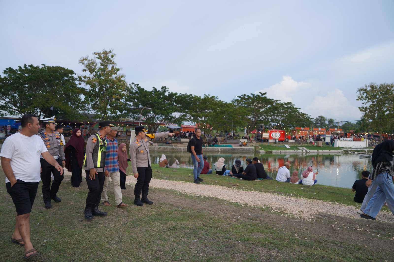 Kapolres Bojonegoro Pimpin KRYD, Patroli Dialogis di Kawasan Wisata