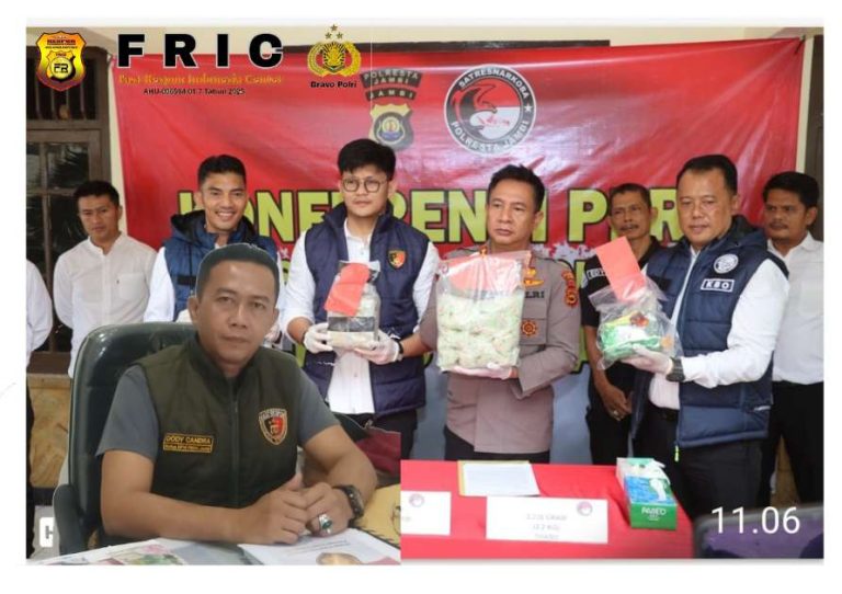 Ketua FRIC Jambi Apresiasi Kinerja Kasat Narkoba Polresta Jambi , Seminggu Menjabat Berhasil Ungkap Kasus 2 kg Sabu dan 5051 Pil Ekstasi