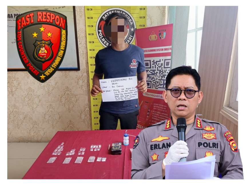 Polres Batanghari Ungkap Kasus Narkotika di Perkebunan Sawit, Empat Orang Diamankan