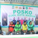 Perkuat Sinergitas, Polres Madiun Kota Resmikan Posko Ojol Kamtibmas