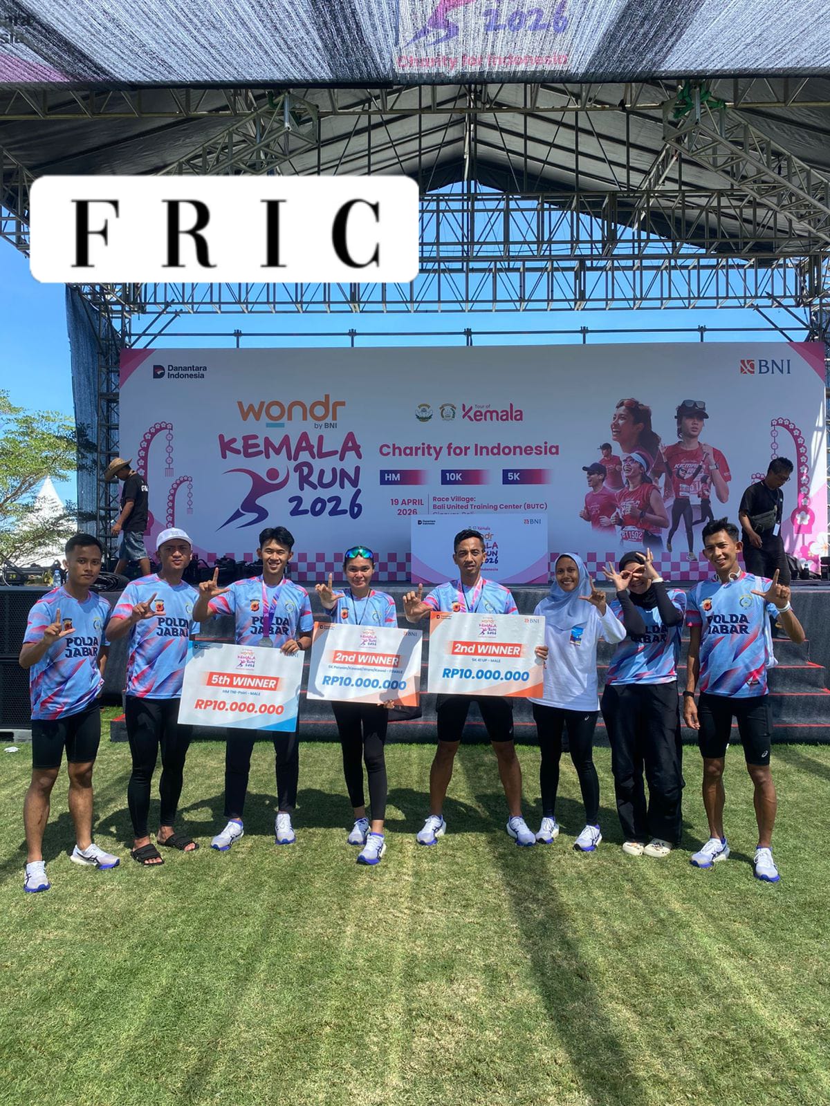 Kemala Run 2026 Meriah di Gianyar, Atlet Polda Jabar Sabet Sejumlah Prestasi