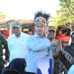 Menko Polkam Dampingi Wapres Tinjau Sekolah Sentra Pendidikan dan MBG di Mimika dan Yahukimo