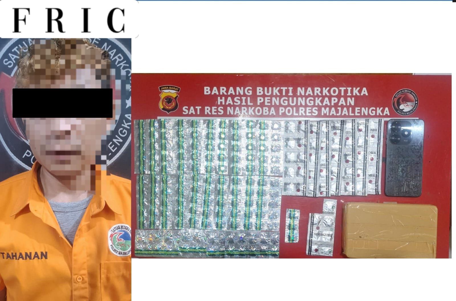 Polisi Berhasil Ungkap Peredaran Obat Keras Ilegal di Kertajati, Ratusan Butir Pil Disita