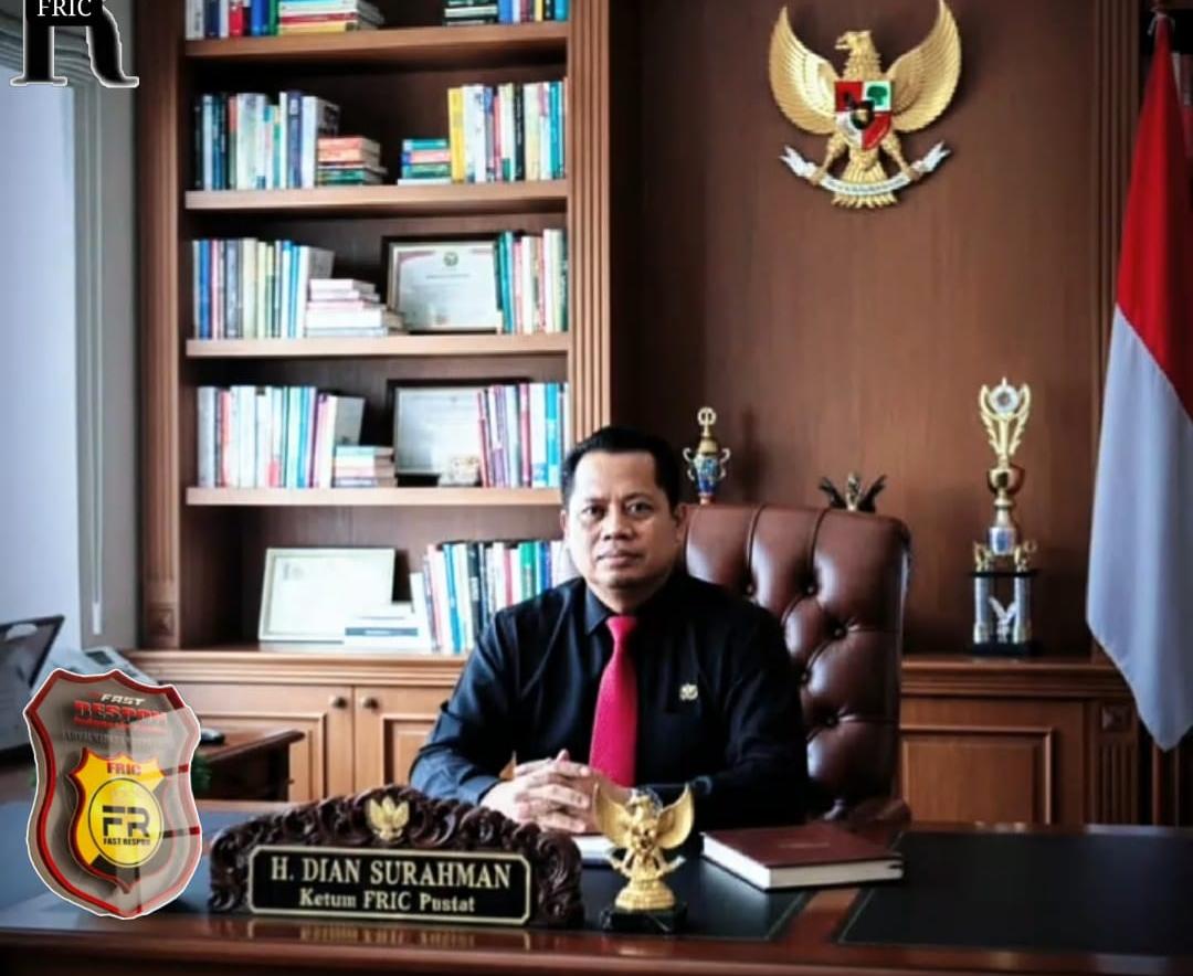 Ketum FRIC H. Dian Surahman Tegaskan Pentingnya Asas Pembuktian dalam Penegakan Hukum: “Actori Incumbit Probatio Harus Jadi Pegangan