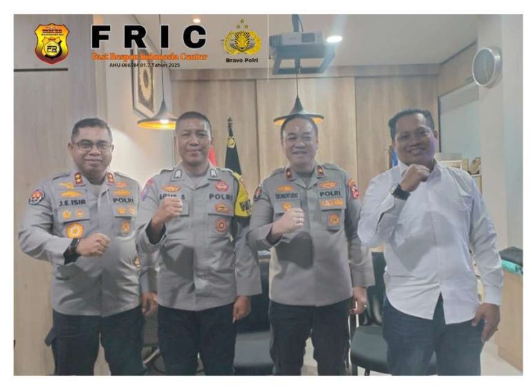 Ketum FRIC Minta Anggota Lebih Aktif, Karena Setiap Pemberitaan Polri Diteruskan Ke Div Humas Mabes Polri