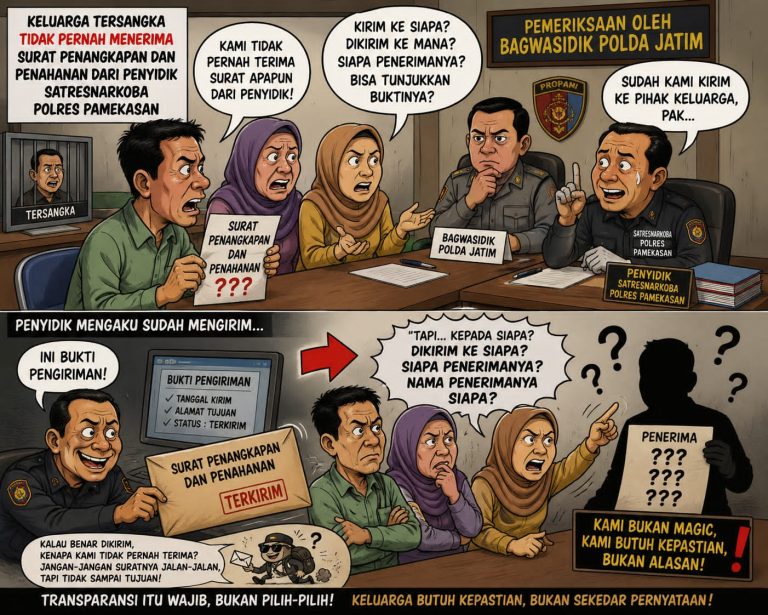 Diduga Ada Keterangan Tidak Sesuai Fakta, Penanganan Kasus Narkotika di Polres Pamekasan Disorot