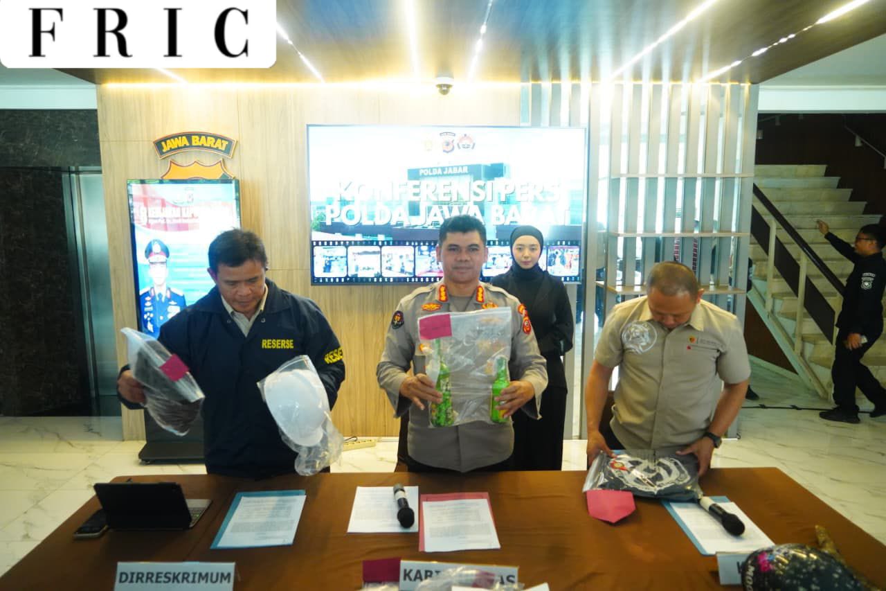 Polda Jabar Sita Molotov hingga Obat Keras dari Tersangka Ricuh Mayday Bandung
