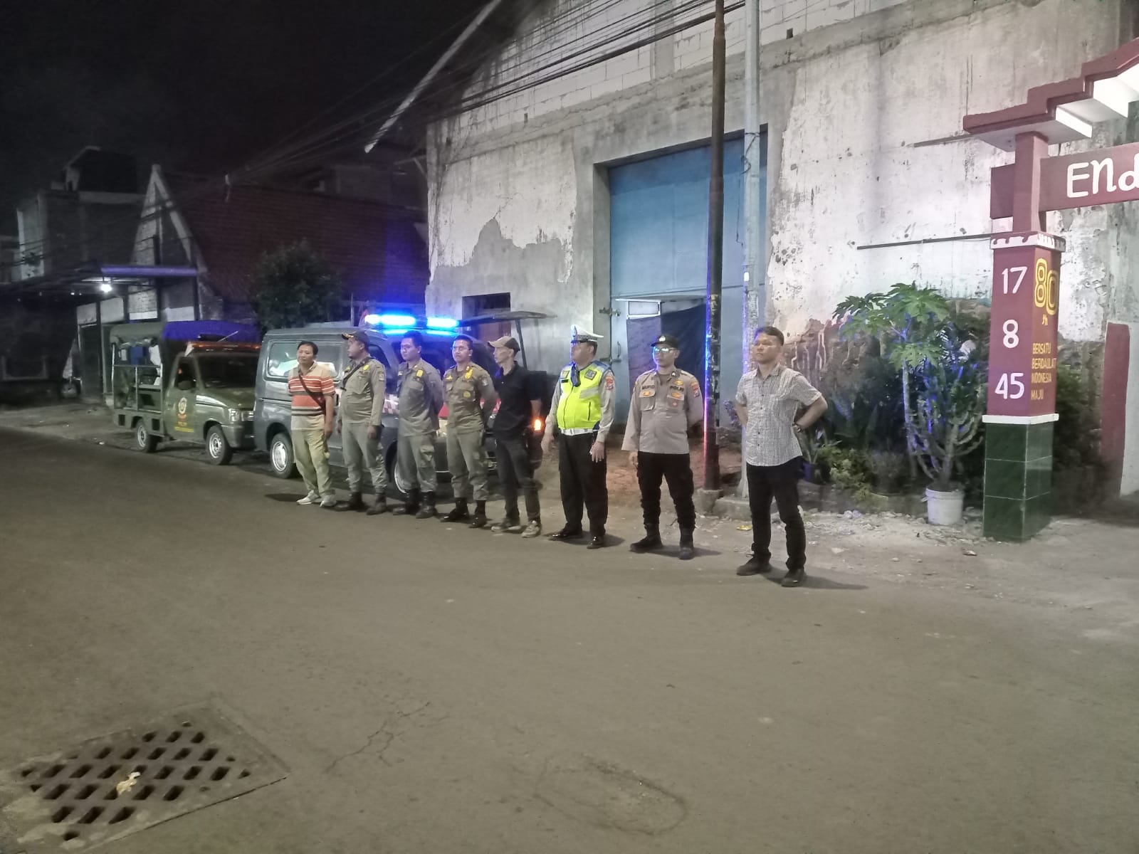 Dapat Informasi Gengster, Patroli Polsek Semampir Respons Cepat Menuju Lokasi