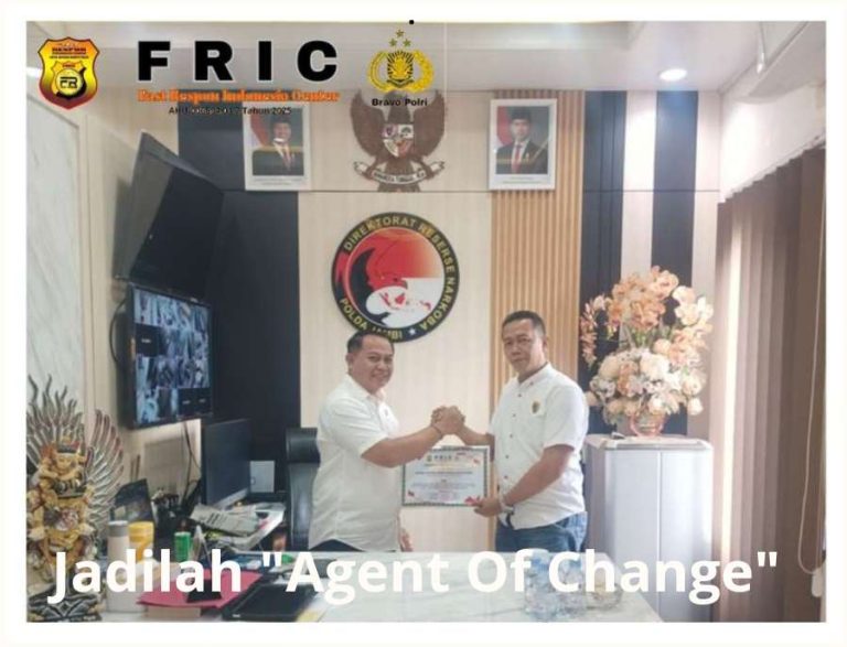 FRIC Provinsi Jambi Apresiasi Dirresnarkoba Polda Jambi Atas Kinerja Terbaik Ungkap Tindak Pidana Narkotika Jenis Sabu 20 Kg dan Program “Agent Of Change”