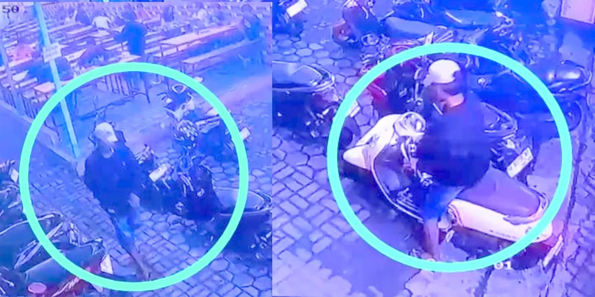 Aksi Curanmor di Surabaya Utara Terekam CCTV, Honda Scoopy Milik Lutfi Raib Digondol Maling