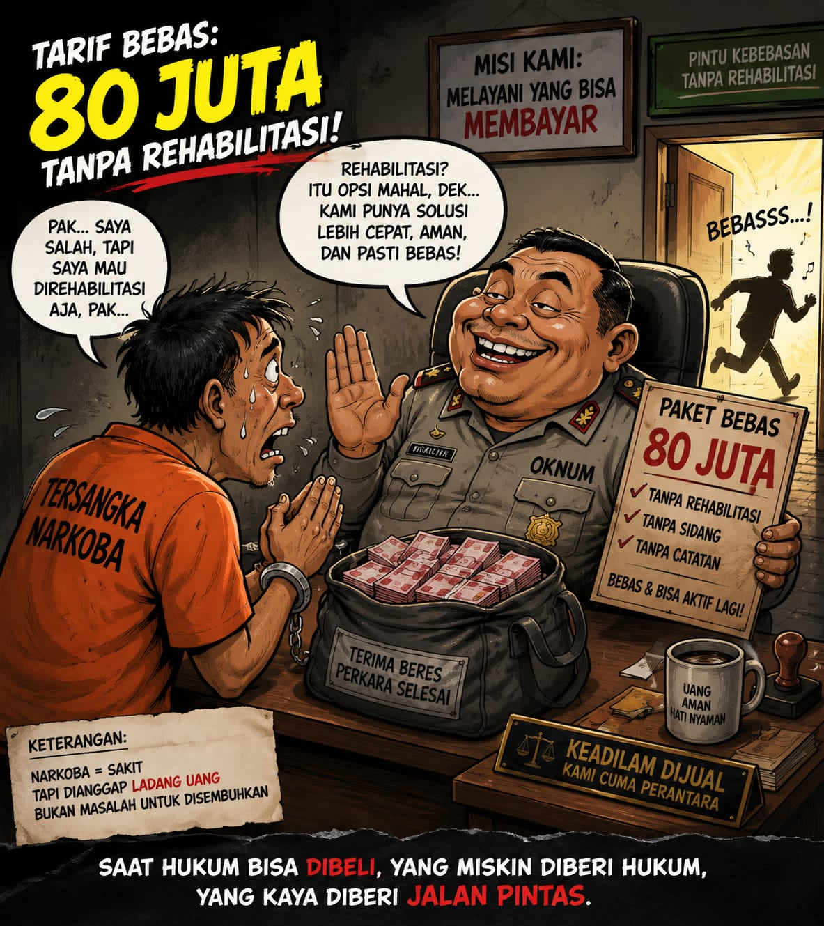 Dugaan Permainan Kasus Narkoba di Jombang, Seorang Sopir Disebut Bebas Tanpa Rekomendasi TAT