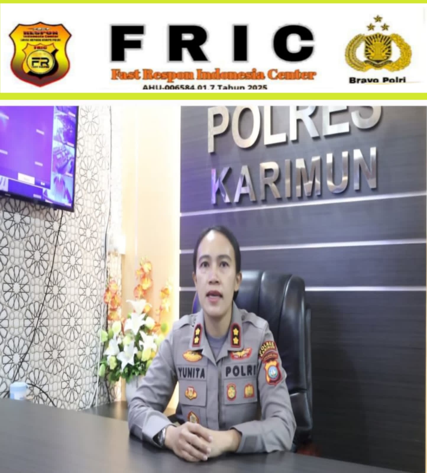 Terkait Dana Hibah Rp4,4 Miliar,Kapolres Karimun Angkat Bicara
