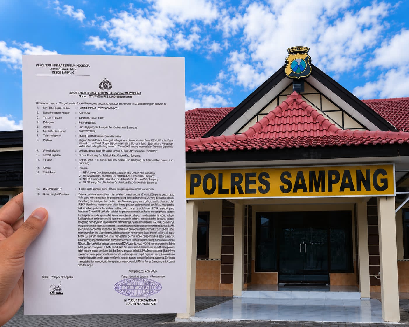 Aliansi Madura Indonesia Soroti Dugaan Lambannya Penanganan Kasus Pornografi di Mapolres Sampang: “Jangan Biarkan Kepercayaan Publik Terkikis”