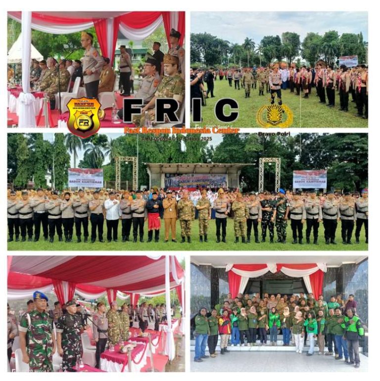 Antusias Masyarakat Komitmen Bersama Wujudkan Sitkamtibmas Saat Kapolda Jambi Pimpin Deklarasi Sabuk Kamtibmas