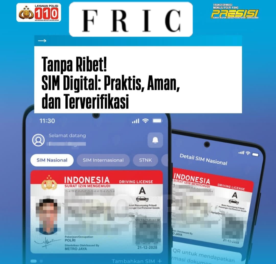 Korlantas Polri Hadirkan SIM Digital, Perpanjangan SIM Kini Bisa Dilakukan dari Genggaman