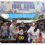 Wujud Kepedulian Polri, Kapolres Merangin Pimpin Pemotongan Hewan Qurban, 8 Ekor Sapi 2 Ekor Kambing