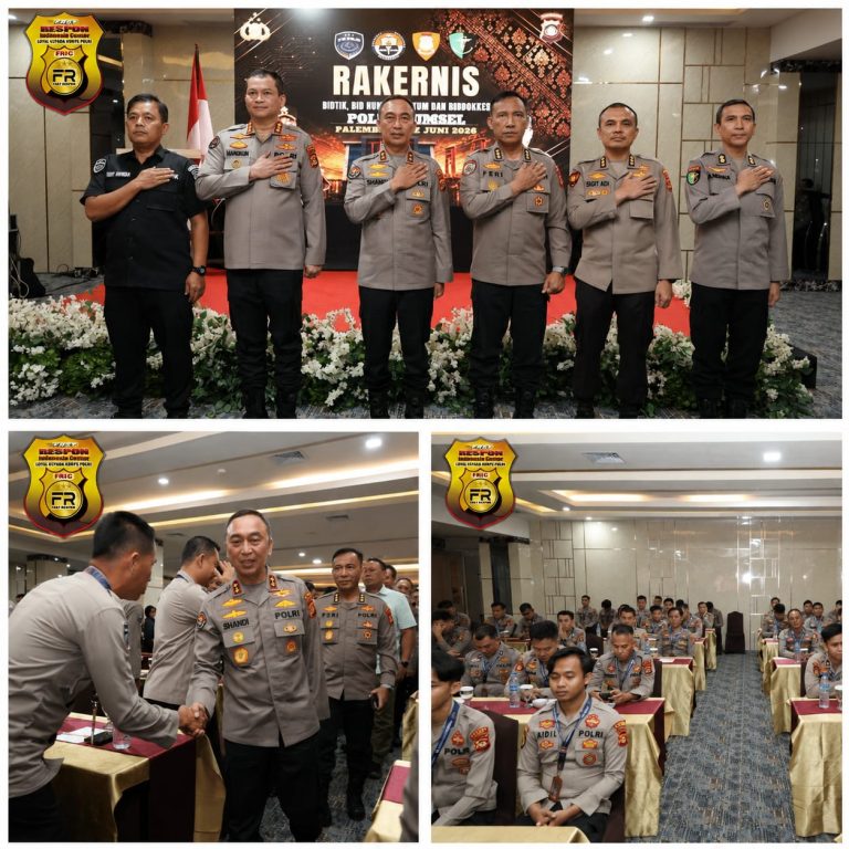 Polda Sumsel Siap Kawal Asta Cita, Kapolda Buka Rakernis Gabungan Empat Bidang Strategis