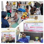 Polri Peduli Kemanusiaan Jelang Hari Bhayangkara Ke-80 Polres Batanghari Gelar Donor Darah