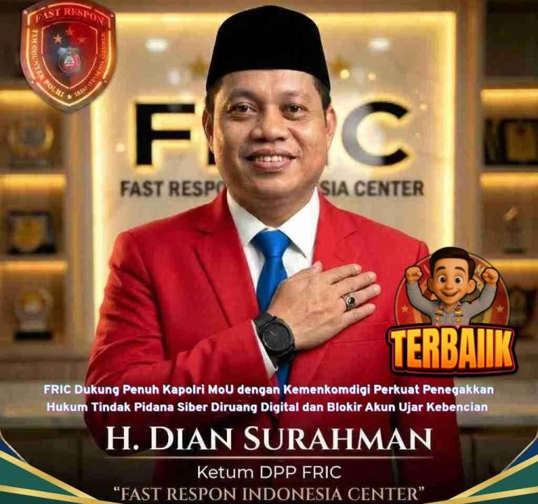 Ketum FRIC Ingatkan Bahaya Berita Spekulatif: Jangan Menghakimi Tanpa Fakta