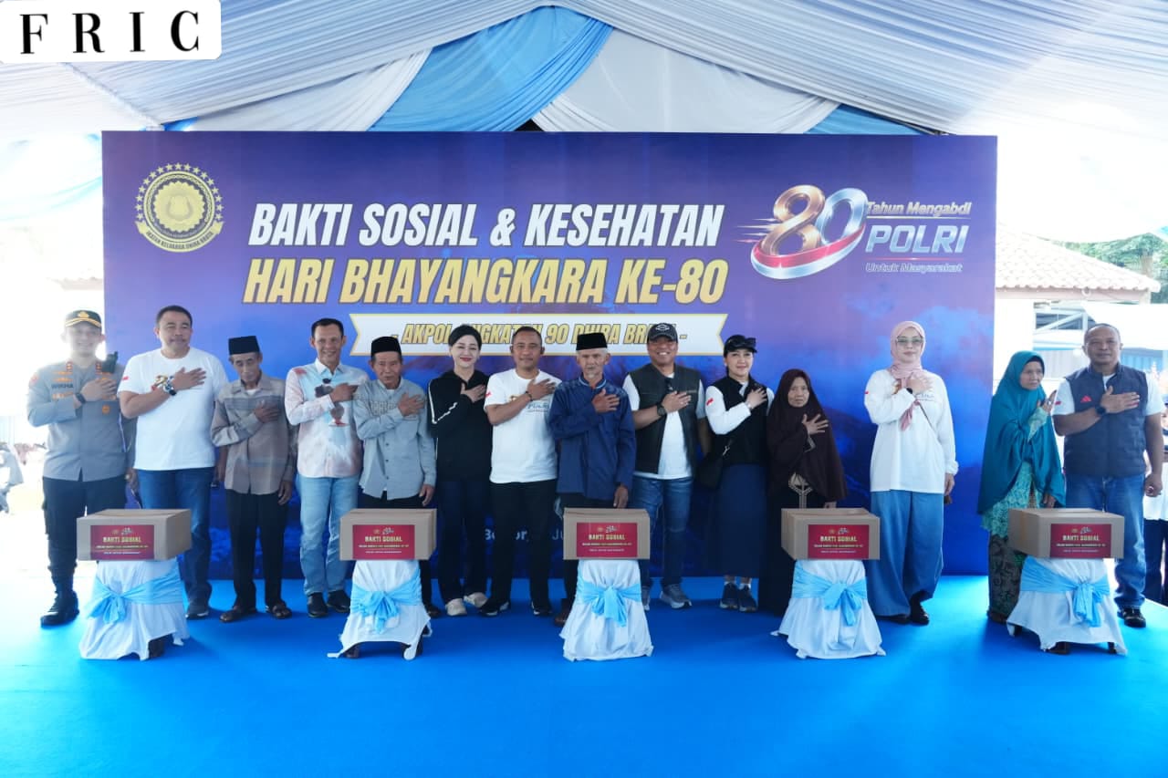 Sambut Hari Bhayangkara ke-80, Wakapolri dan Akpol ’90 Dhira Brata Gelar Bakti Sosial dan Kesehatan di Bogor