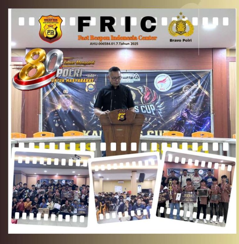 KAPOLRES CUP ROAD TO E-SPORTS KAPOLRI CUP 2026 SUKSES DIGELAR, TEAM BEAR RAIH JUARA PERTAMA