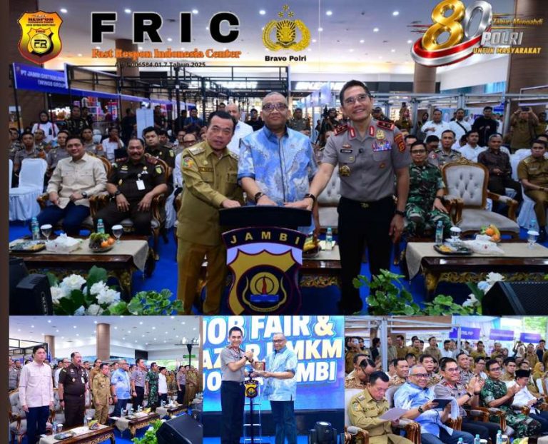 Polda Jambi Gelar Bhayangkara Presisi Job Fair & Bazar UMKM, Hadirkan 1.000 Lowongan Kerja dari 100 Perusahaan
