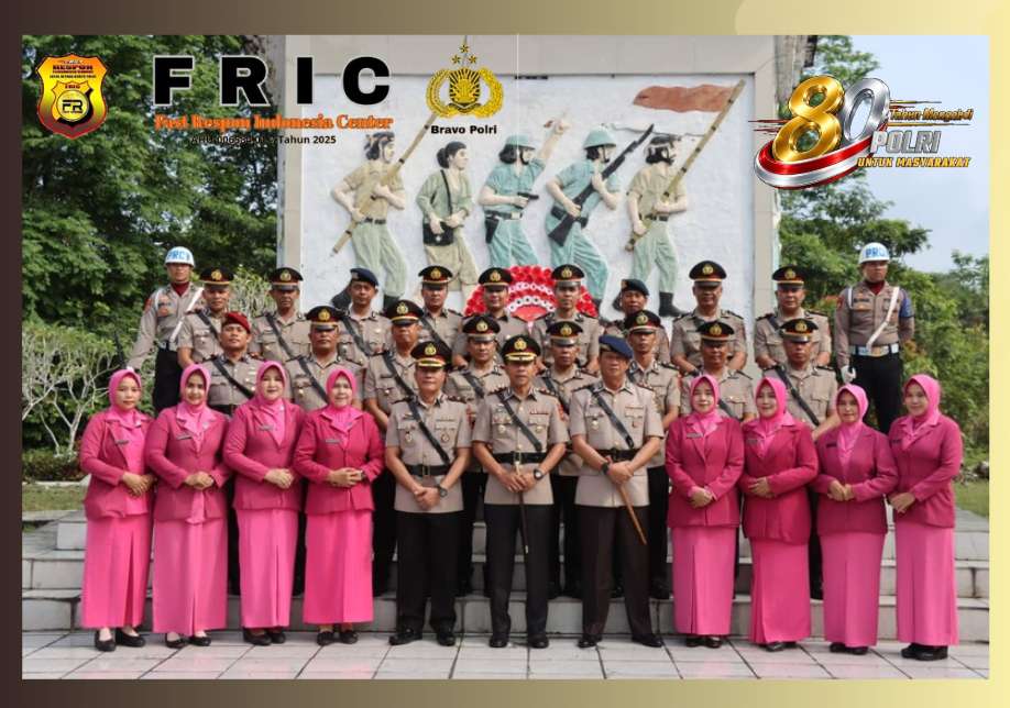 POLRES MERANGIN GELAR UPACARA ZIARAH ROMBONGAN DI TMP PATRIOT BHAKTI DALAM RANGKA HARI BHAYANGKARA KE-80