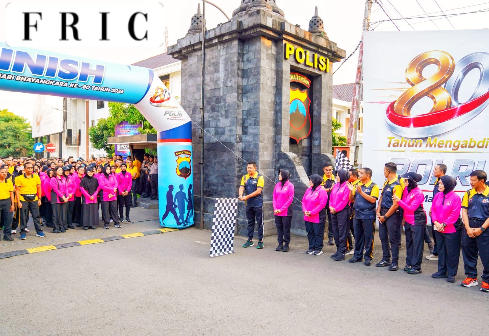 Semangat Kebersamaan Polda Jateng Mewarnai Rangkaian Peringatan Hari Bhayangkara ke- 80