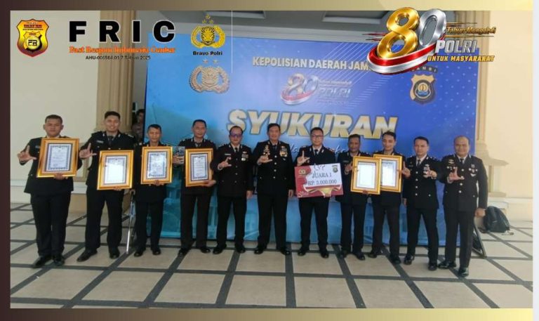 Kado Terindah Saat Hari Bhayangkara Ke-80 Dirlantas Polda Jambi dan Personel Boyong Beberapa Penghargaan Dari Kapolda Jambi