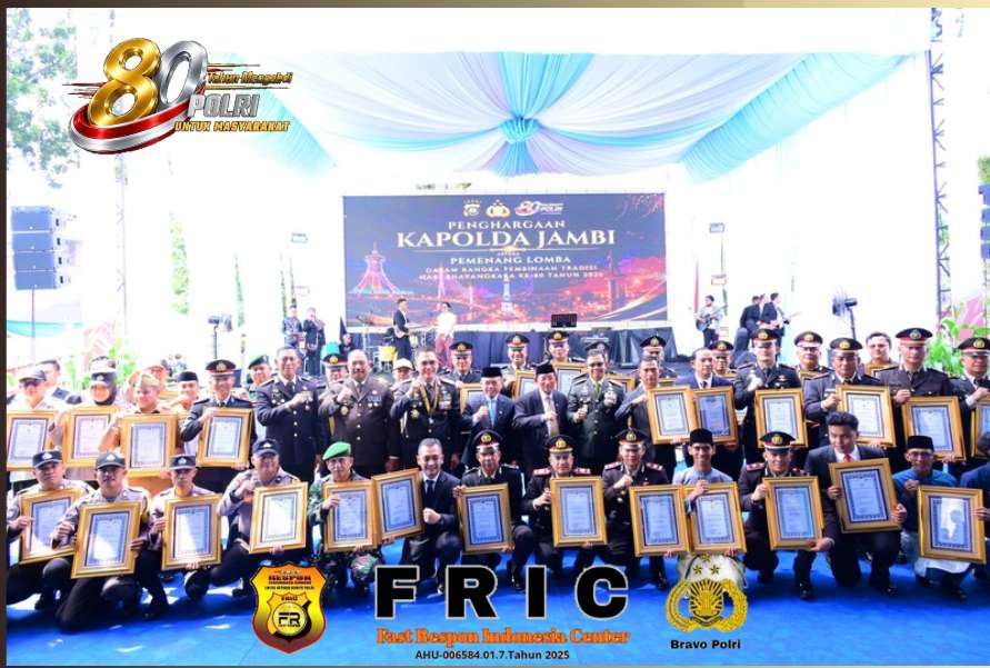 Polres Tanjab Timur Raih Peringkat I Ketahanan Pangan Kategori Lahan Tanam Jagung di Jajaran Polda Jambi