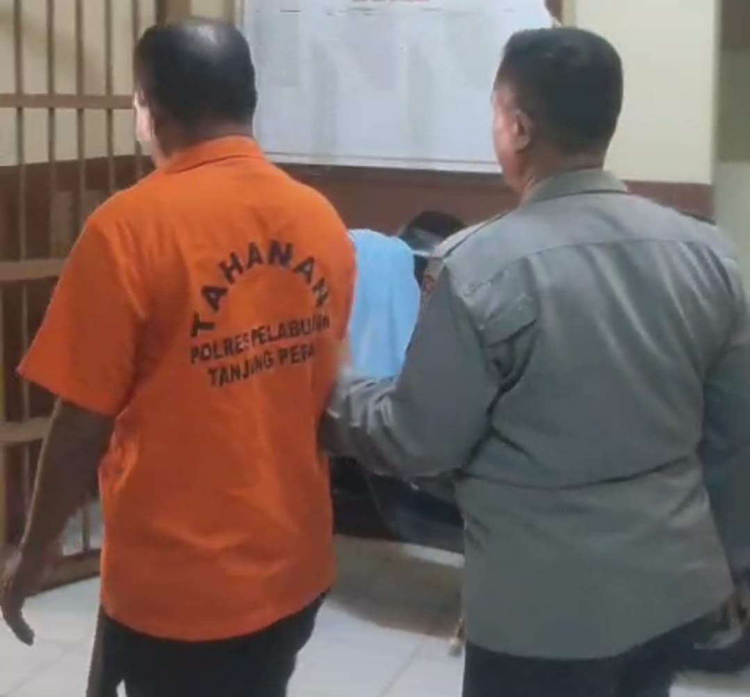 Polsek Pabean Cantikan Ringkus Tukang Becak Pencuri HP di Depan Masjid Mujahidin