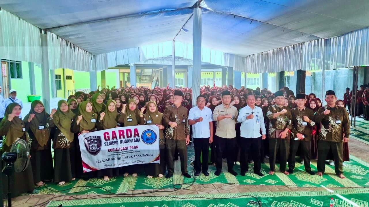 Gandeng Garda Semeru Nusantara, MA Bidayatul Hidayah Jatirejo Jadi Pioneer Sekolah Bersih Narkoba