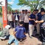 REKONSTRUKSI 43 ADEGAN HUBUNGAN CINTA TERLARANG, Polres Kuningan Perjelas Kasus Penganiayaan Berujung Maut di Taman Kota