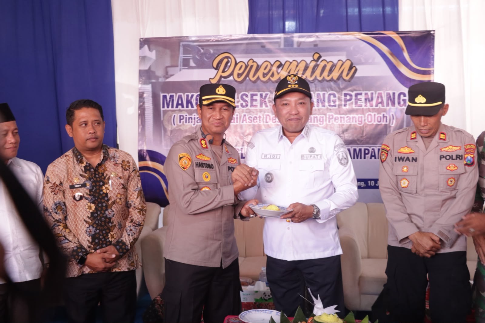 Resmikan Mako Polsek Karang Penang yang Baru, Kapolres Sampang Sekaligus Pamit Pindah Tugas ke Polda Jatim
