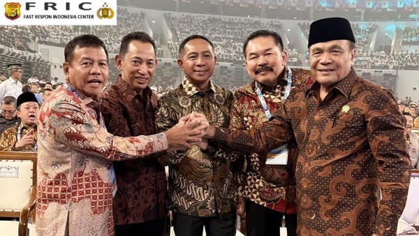 Kapolri dan 4 Pimpinan Lembaga Hadiri Peringatan Puncak Harkopnas 2026