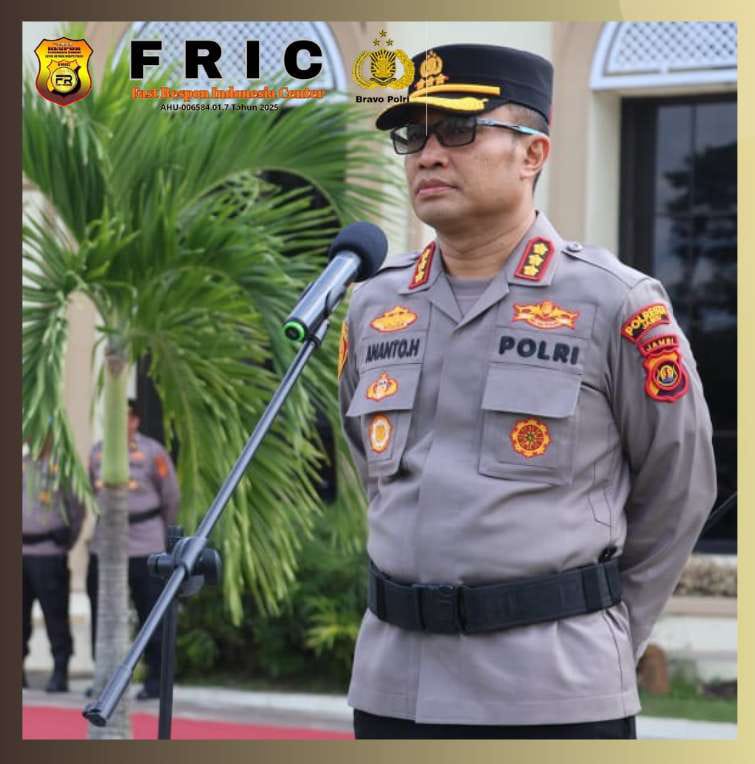 Antisipasi Berbagai Gangguan, Kapolresta Jambi Ajak Masyarakat Bersama Jaga Situasi Kamtibmas dan Manfaatkan Layanan Call Center 110.