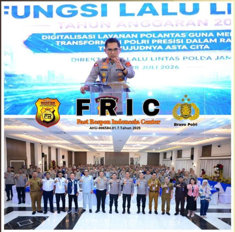 Polda Jambi Gelar Rakernis Fungsi Lantas 2026, Dorong Digitalisasi Layanan dan Penegakan Hukum yang Humanis