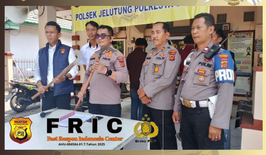 Dua Gengster Akan COD Tawuran Berhasil Diamankan Polsek Jelutung