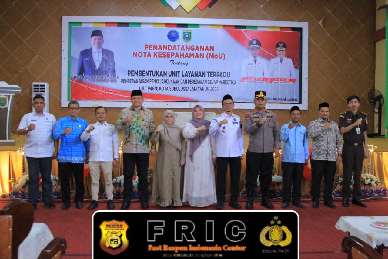 BNNP Aceh: ULT P4GN Harus Hadirkan Layanan Nyata bagi Masyarakat Subulussalam
