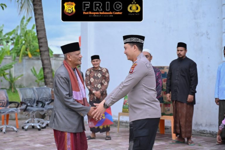 Kapolres Pidie Pererat Silaturahmi dengan Pimpinan HUDA Pidie, Ajak Jaga Damai Aceh dan Semarakkan HUT RI ke-81