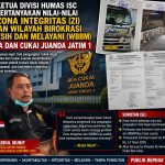 KETUA DIVISI HUMAS ISC PERTANYAKAN NILAI-NILAI ZONA INTEGRITAS DAN WBBM BEA CUKAI JUANDA