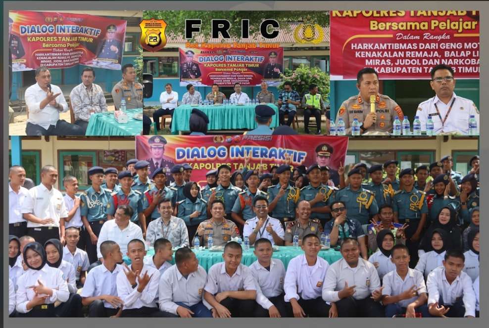 Kapolres Tanjab Timur Ajak Pelajar Jadi Generasi Tangguh, Jauhi Geng Motor hingga Narkoba