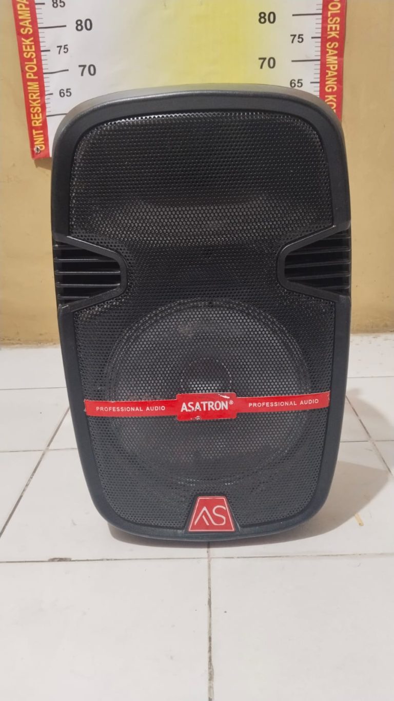 Masuk Lewat Pagar Tak Terkunci, Pemuda Sampang Curi Speaker Aktif Dini Hari Diciduk Polisi