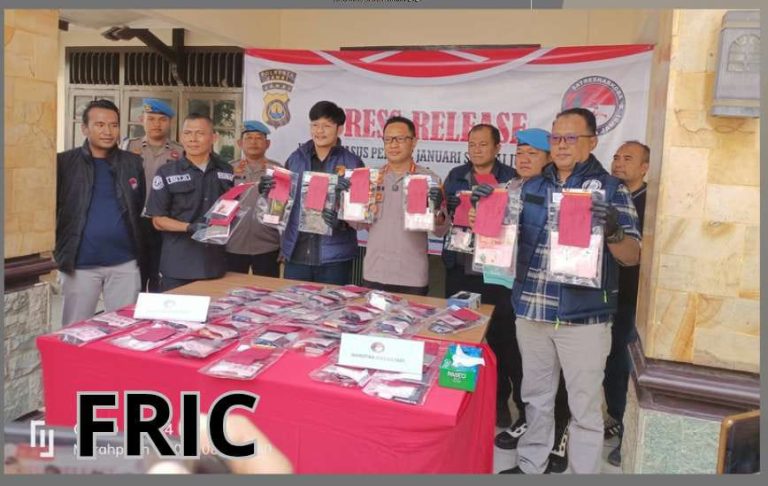 Kapolresta Jambi Pimpin Konferensi Pers Ungkap Kasus Narkoba , Polresta Tertinggi Ungkap Kasus Narkoba
